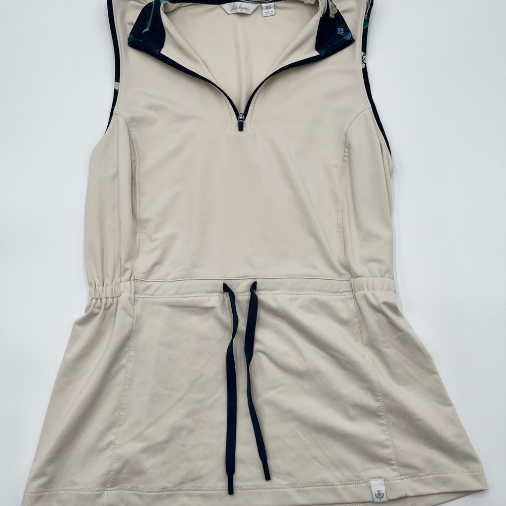 Lady Hagen Cream Sleeveless Top